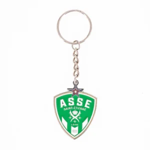 Porte Clés logo métal Association Sportive Saint Etienne