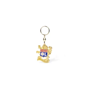 Porte Clés lion logo métal Olympique Lyonnais